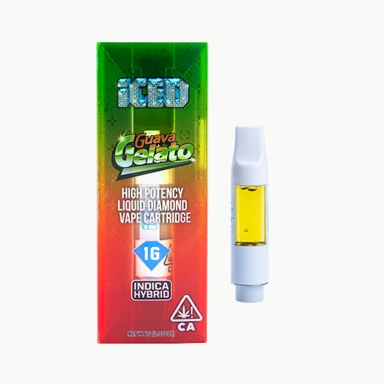ICED - Guava Gelato Vape Cartridge - 1g - - 1