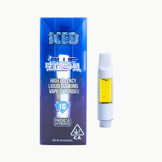 ICED - Blue Zushi Vape Cartridge - 1g - 1
