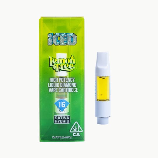 ICED - Lemon Tree Vape Cartridge - 1g - - 1