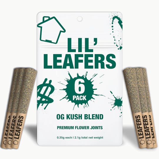 Leafers - LIL' Leafers OG Kush Blend 6-Pack of .35g Joints - 1