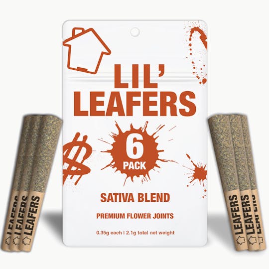 Leafers - LIL' Leafers Sativa Blend 6-Pack of .35g Joints - 1
