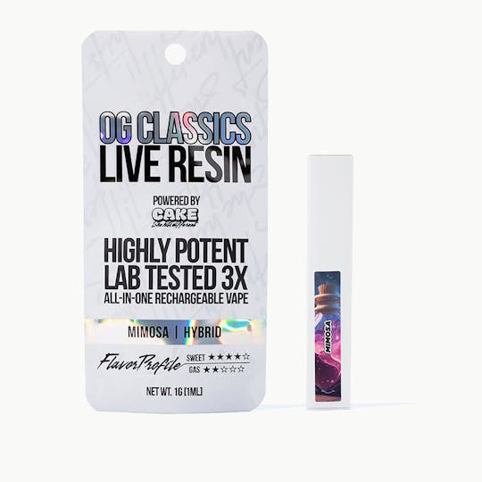 CAKE she hits different - Mimosa - 1G - Hybrid - OG Classics Live Resin - 1