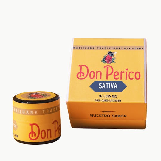 Don Perico - Don Perico - Live Rosin Cold Cure - Citrus Gold (Sativa) - 1g - 1
