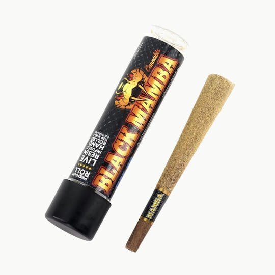 Black Mamba Cannabis - Black Mamba Single Preroll - Jack Herer - 1.2gram - Infused Blunt - 1