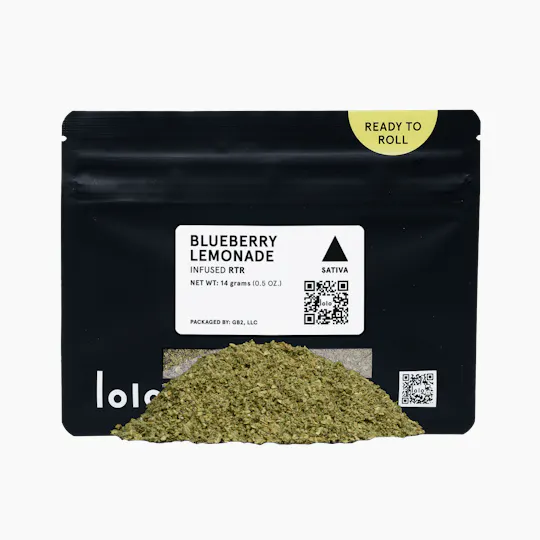 lolo - lolo | Blueberry Lemonade | Indoor Kief Infused Ready To Roll | 14g - 1