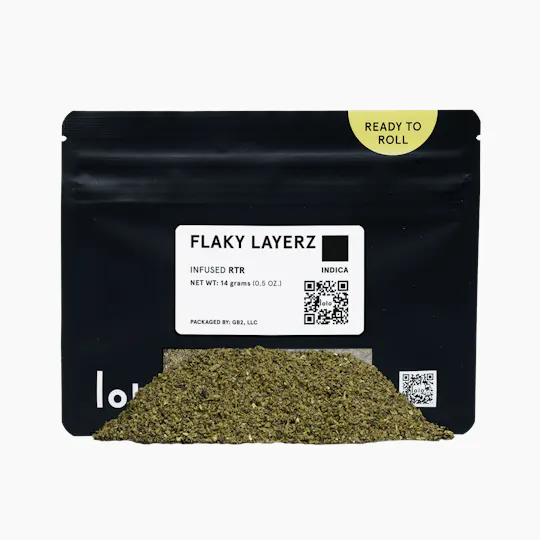 lolo - lolo | Flaky Layerz | Indoor Kief Infused Ready To Roll | 14g - 1