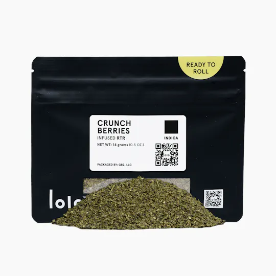 lolo - lolo | Crunch Berries | Indoor Kief Infused Ready To Roll | 14g - 1