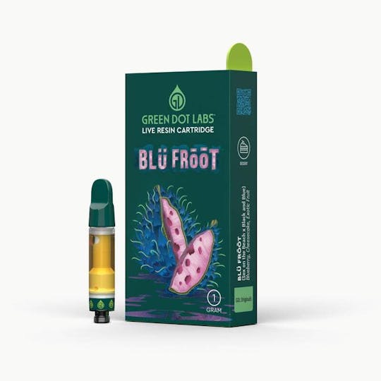 Green Dot Labs - GDL Live Resin Cart (1g) | GDL Originals | Blu Froot - 1