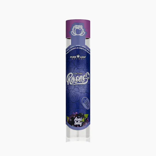 Roses - ACAI BERRY Roses Long Stem Sativa 1G | Liquid Diamond Infused - 1