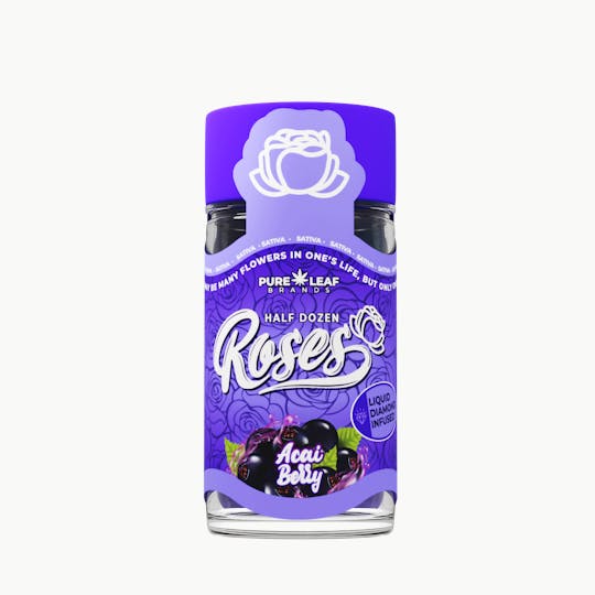 Roses - ACAI BERRY Roses 6 Pack Sativa | Liquid Diamond Infused|3.6G(.6g ea) - 1