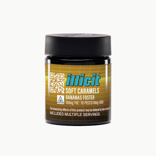 ILLICIT - Bananas Foster Soft Caramels 100mg - 1