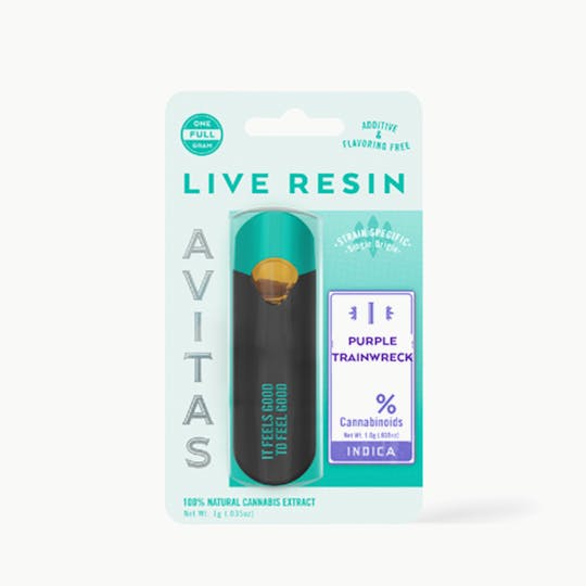 Avitas - Purple Trainwreck Live Resin All in One 1g - 1