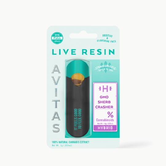 Avitas - GMO Sherb Crasher Live Resin All in One 1g - 1