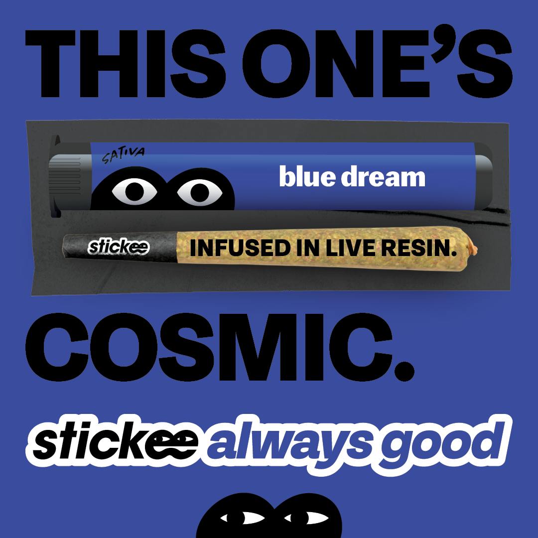 Stickee - STICKEE | Blue Dream | 1.2g | Live Resin Infused Pre-Roll - 1