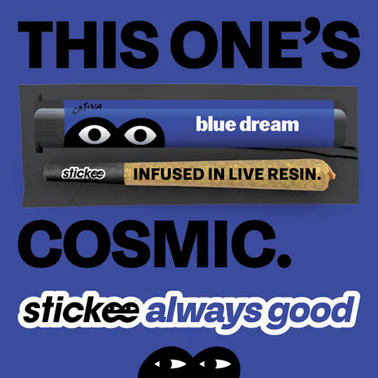 Stickee - STICKEE | Blue Dream | 1.2g | Live Resin Infused Pre-Roll - 1