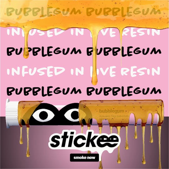 Stickee - STICKEE | Blubblegum | 1.2g | Live Resin Infused Pre-Roll - 1