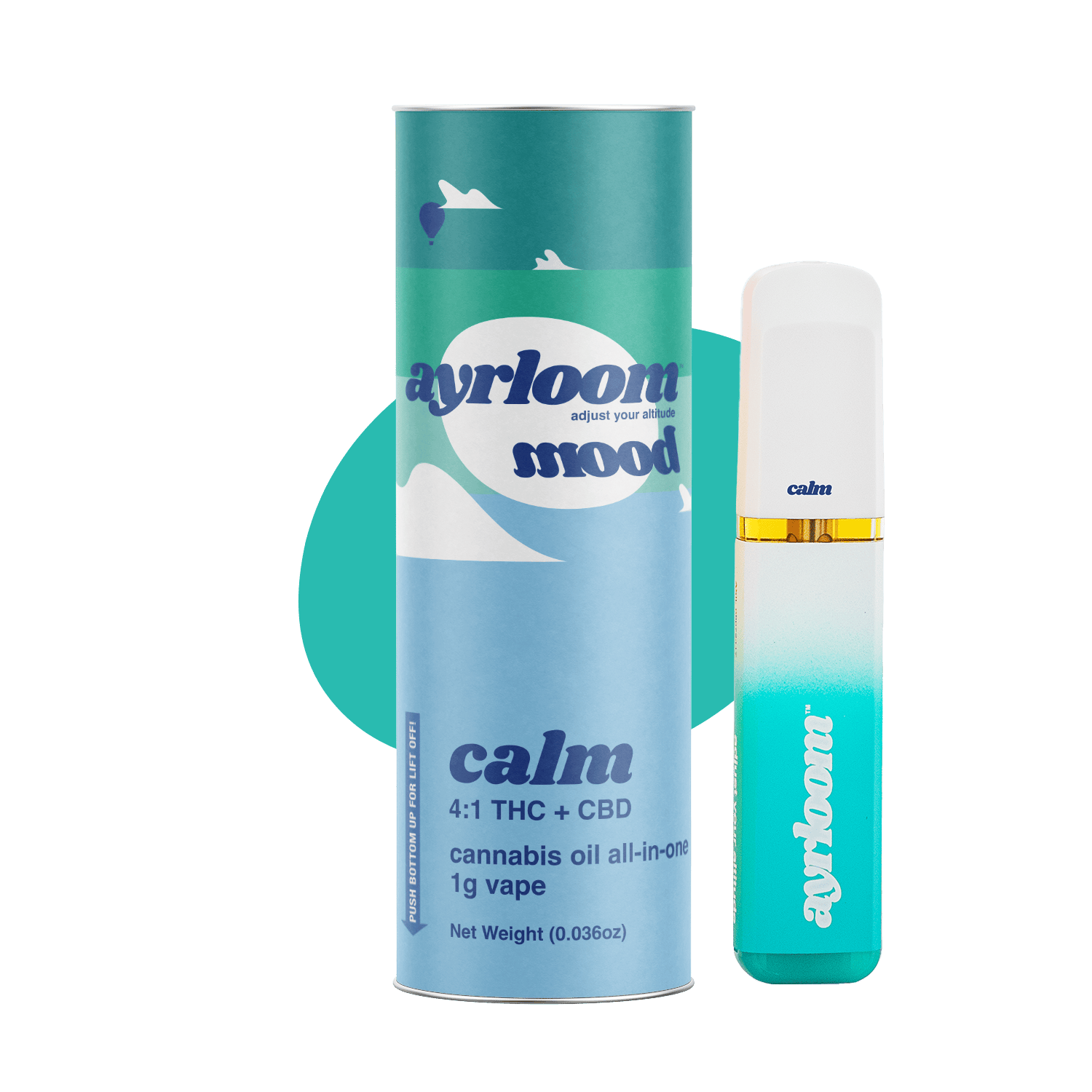 ayrloom - ayrloom | Mood Calm | AIO | 1g | THC : CBD - 1