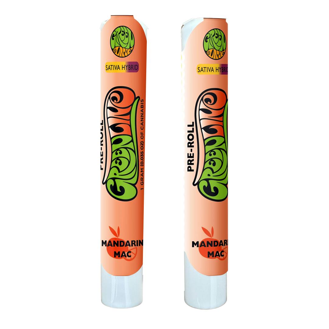 Greenline - Mandarin Mac - Indoor Flower Pre-Roll - Sativa Hybrid - 1g - 1