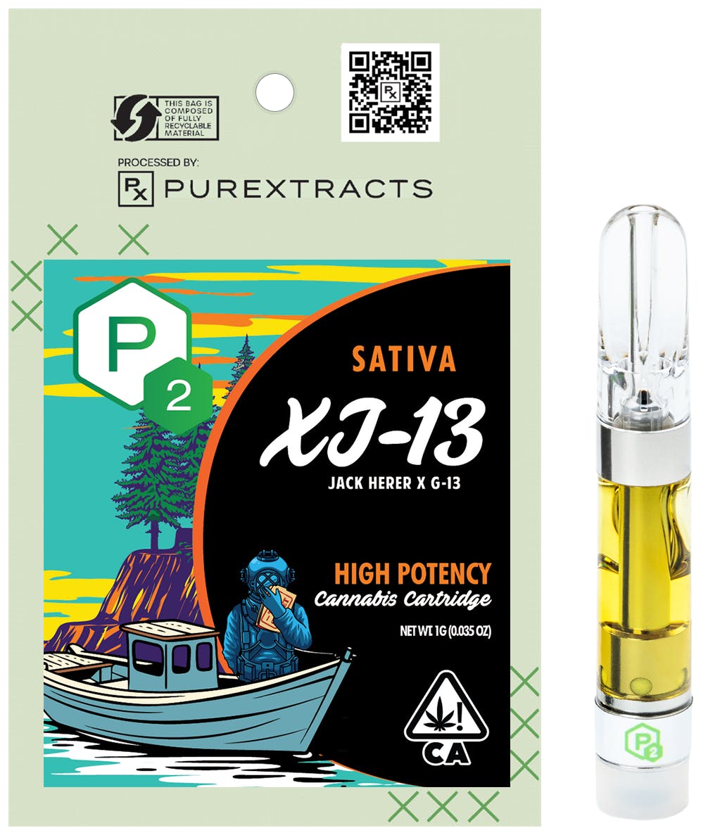 PUREXTRACTS - XJ-13 (Sativa) - P2 High Potency Cartridge - 1g - 1