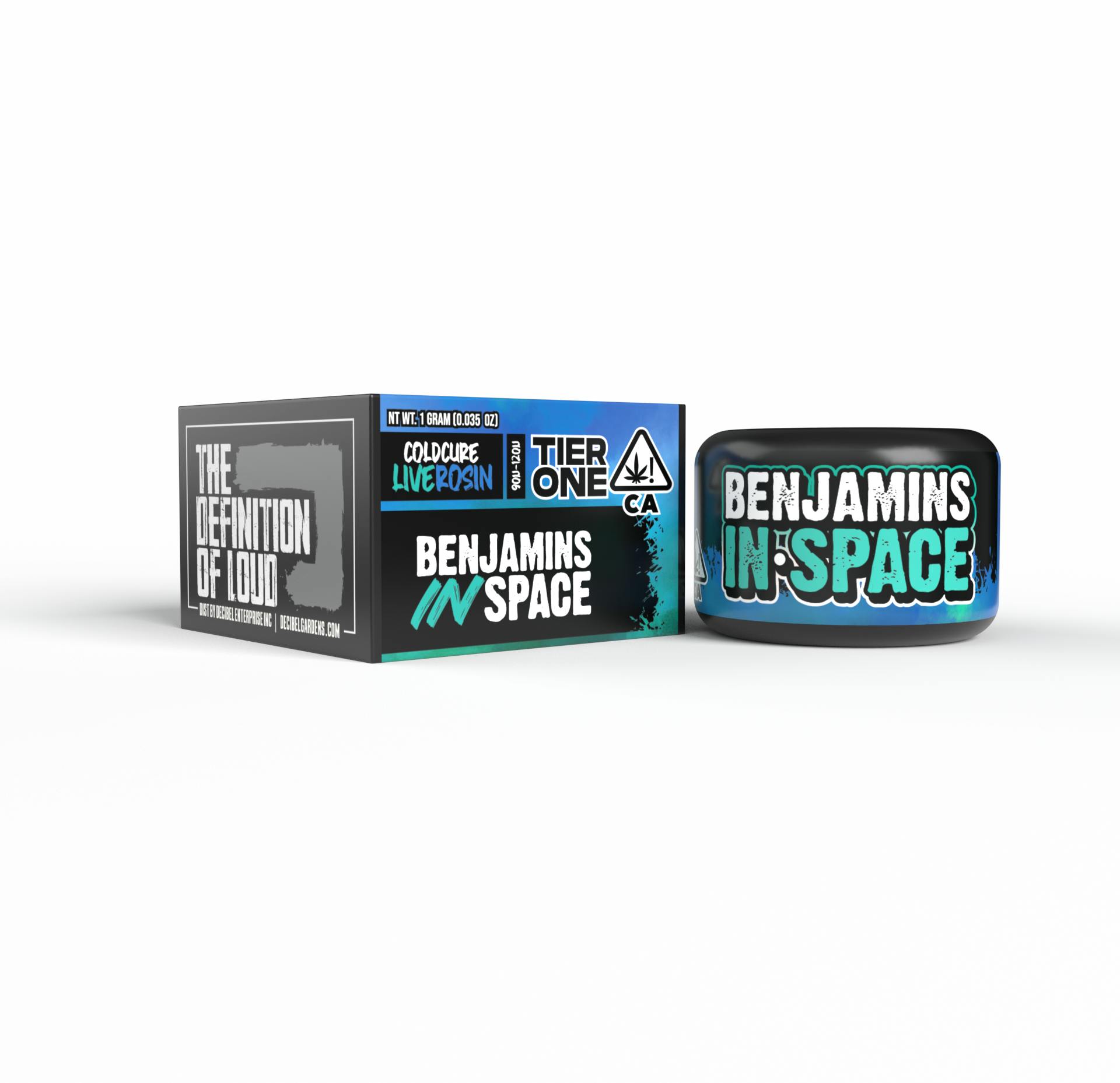 Decibel Gardens - Benjamins In Space | Cold Cure Rosin | 1g - 1