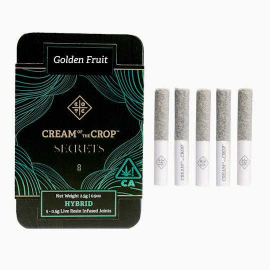 Cream of the Crop - COTC Secrets | Golden Fruit | Premium Infused Prerolls | 2.5g - 1