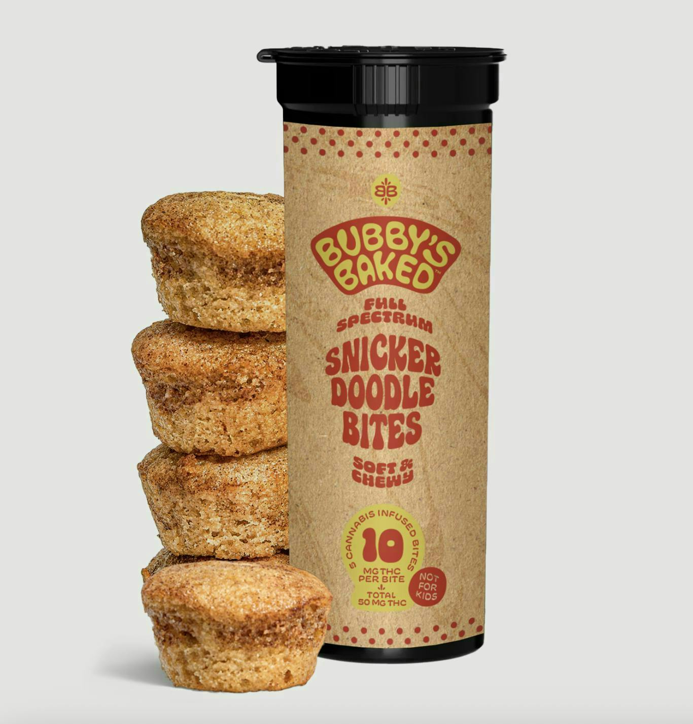 Bubby's Baked - Bubby's Baked | Snicker Doodle Bites | 50mg | 5ct | 10mg/ea - 1