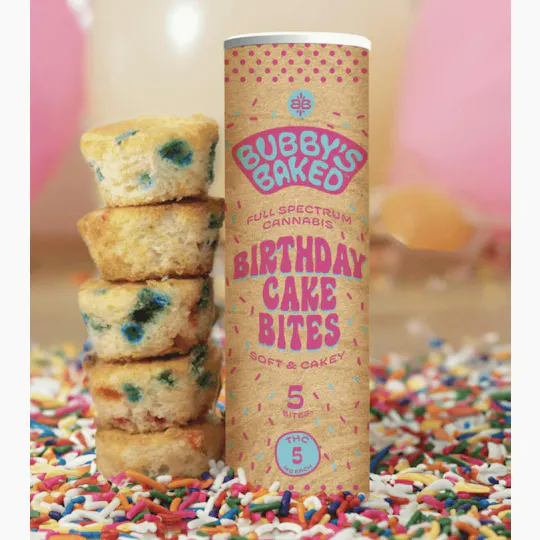 Bubby's Baked - Bubby's Baked | Birthday Cake Bites | 25mg | 5ct | 5mg/ea - 1
