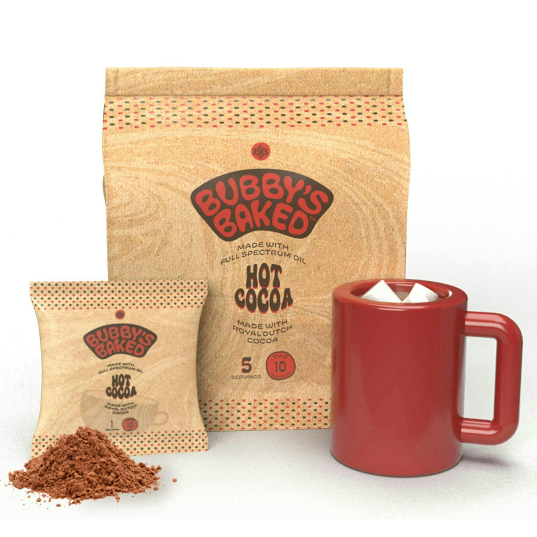 Bubby's Baked - Bubby's Baked | Hot Cocoa | 50mg | 5ct | 10mg/ea - 1