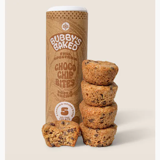 Bubby's Baked - Bubby's Baked | Choco Chip Bites | 25mg | 5ct | 5mg/ea - 1