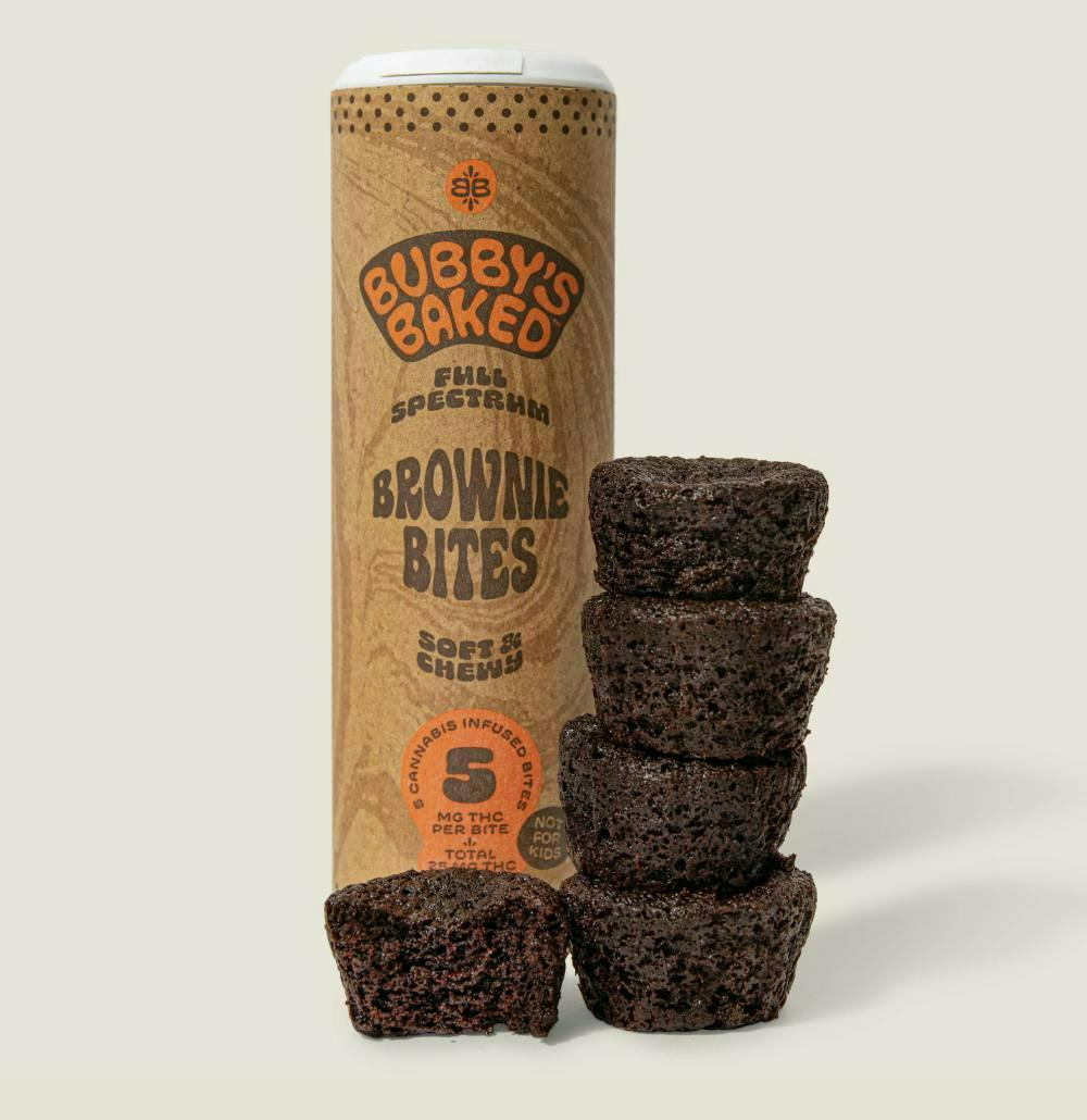 Bubby's Baked - Bubby's Baked | Brownie Bites | 25mg | 5ct | 5mg/ea - 1