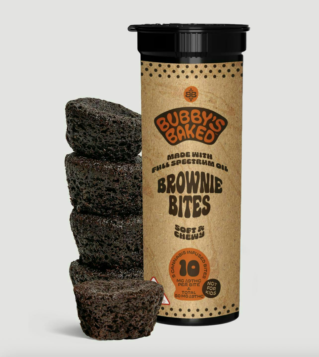 Bubby's Baked - Bubby's Baked | Brownie Bites | 50mg | 5ct | 10mg/ea - 1