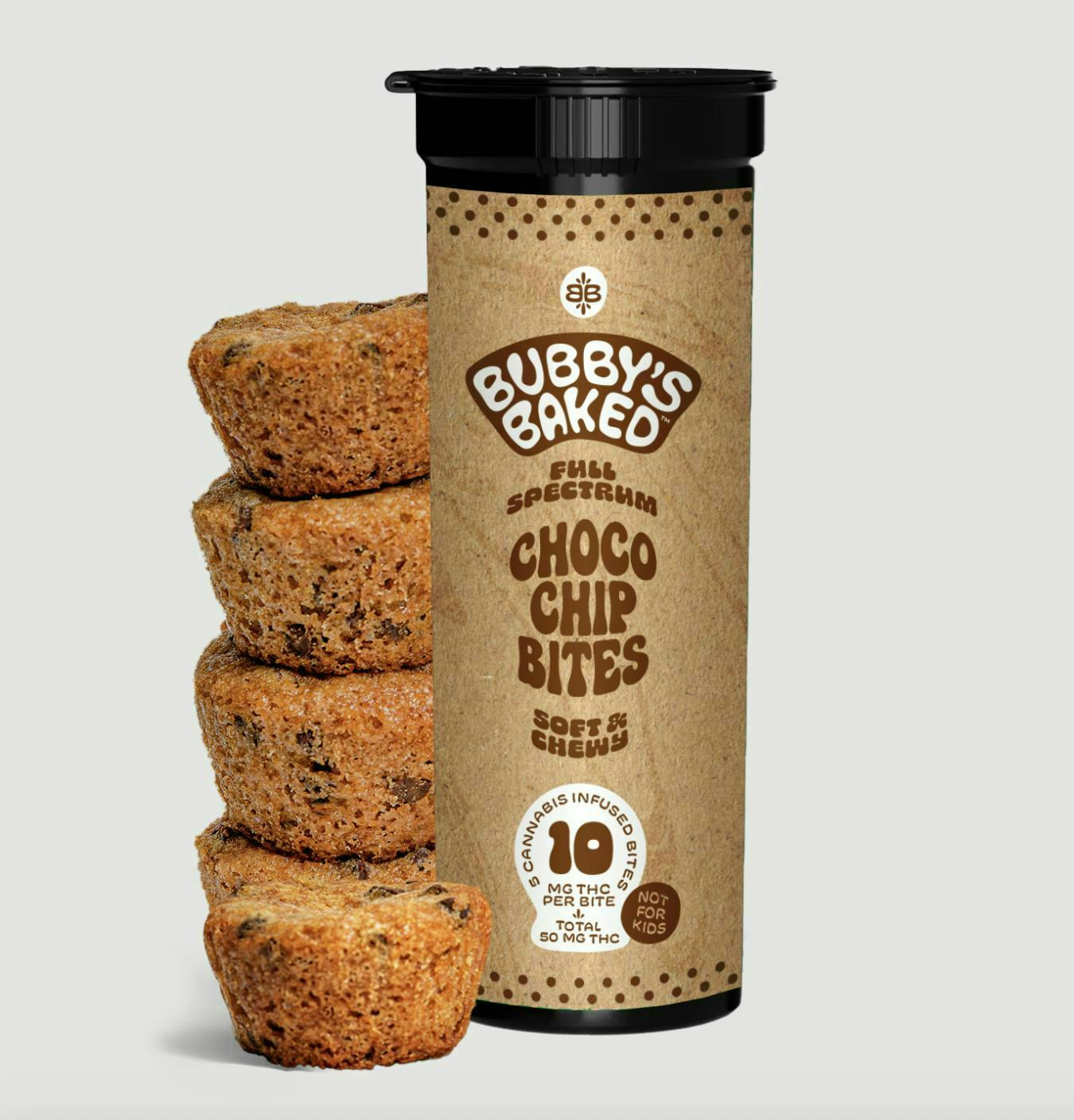 Bubby's Baked - Bubby's Baked | Choco Chip Bites | 50mg | 5ct | 10mg/ea - 1
