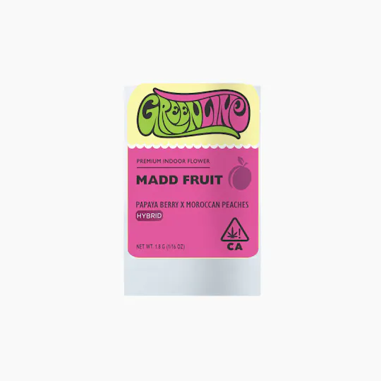Greenline - Madd Fruit - 1/16 oz - Indoor - Indica Hybrid - 1.8g - 1