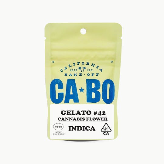 CABO - CABO 3.5g Flower - Gelato #42 - Indica - 1