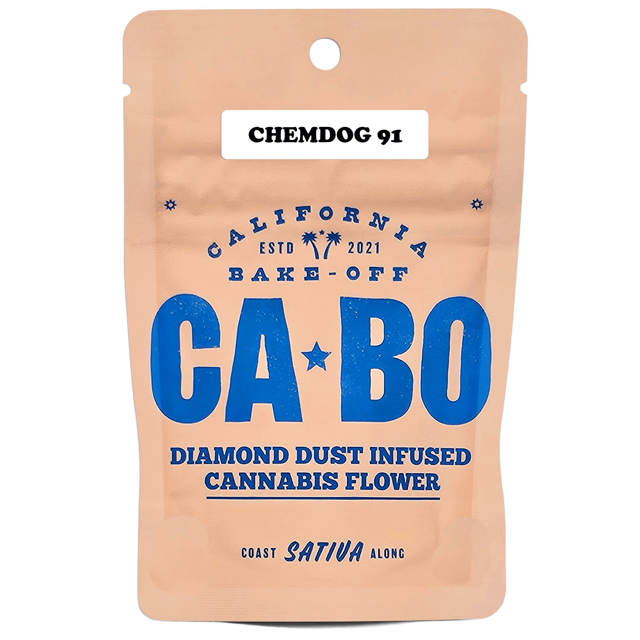 CABO - CABO Diamond Dust Infused 14g Flower - Chemdog 91 - Sativa - 1