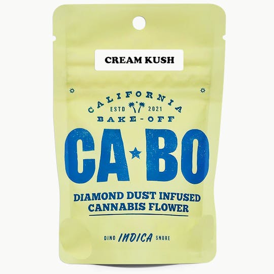 CABO - CABO Diamond Dust Infused 14g Flower - Cream Kush - Indica - 1