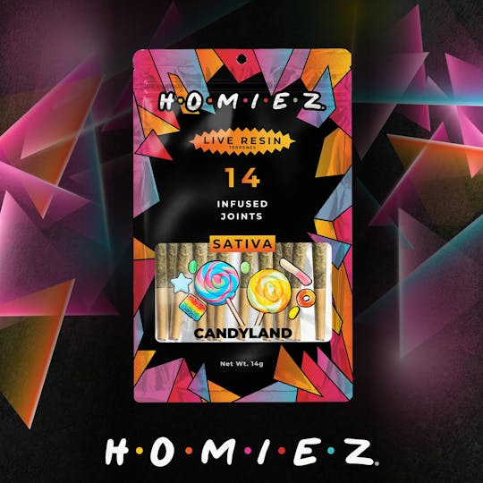 HOMIEZ - HOMIEZ – 14 Pack 1g Infused Pre-Rolls I Candyland - 1