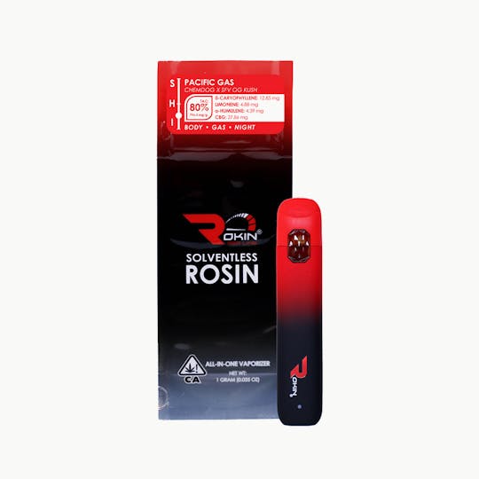 Rokin Cannabis - Rokin - Redline Rosin - Pacific Gas - AIO 1.0g - 1