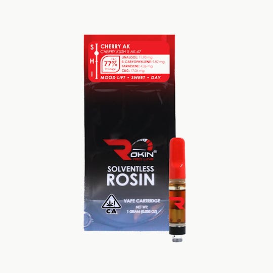 Rokin Cannabis - Rokin - Redline Rosin - Cherry AK - Cartridge 1.0g - 1