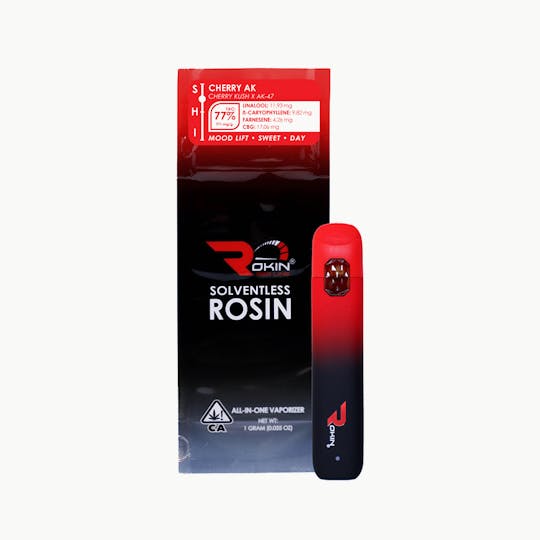 Rokin Cannabis - Rokin - Redline Rosin - Cherry AK - AIO 1.0g - 1