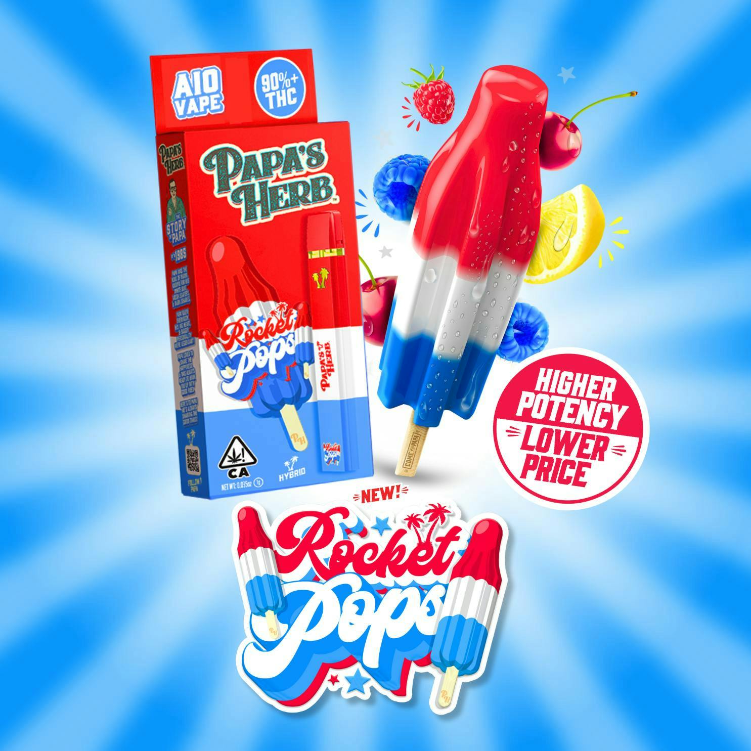 Papa's Herb - Rocket Pop | Disposable | 1g - 1