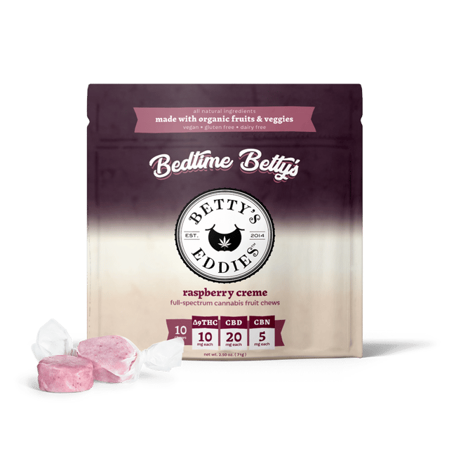 Betty's Eddies - Bedtime Betty's HIGH DOSE • Raspberry Creme for Sleep [10pk] - DE - 1