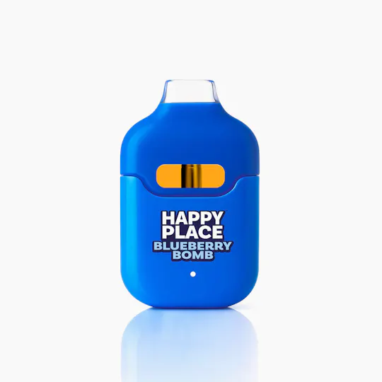 Happy Place - 2 Gram ALL-IN-ONE - Blueberry Bomb **NEW DEVICE** - 1