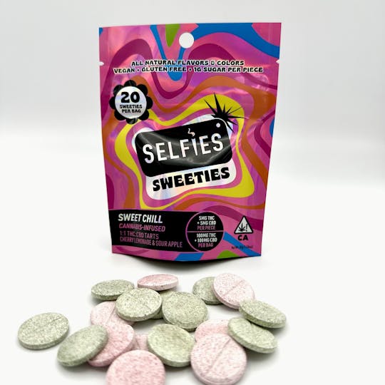 SELFiES - SELFiES SWEETiES - Infused Tarts | 20pk | 100mg THC:CBD - Sweet Chill (H) - 1
