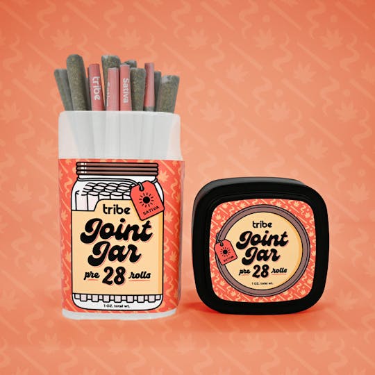 Tribe - Lemon Jelly - Sativa - Joint Jar - 28g - 1