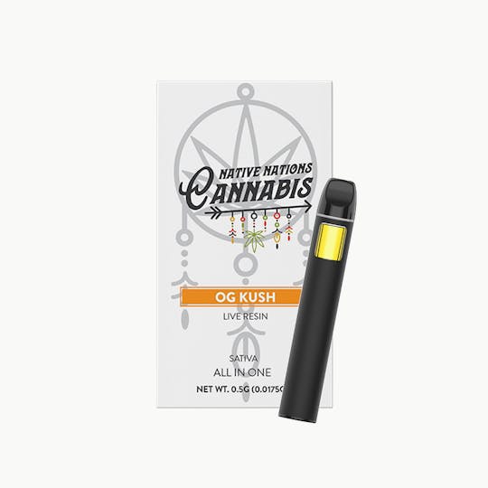 Native Nations Cannabis NY - NNC-NY .5g All In One - OG Kush - 1