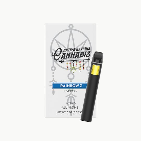 Native Nations Cannabis NY - NNC-NY .5g All In One - Rainbow Z - 1