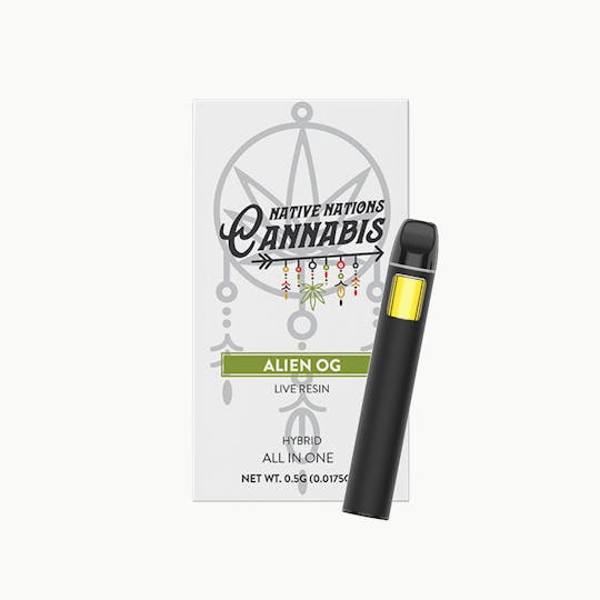 Native Nations Cannabis NY - NNC-NY .5g All In One - Alien OG - 1