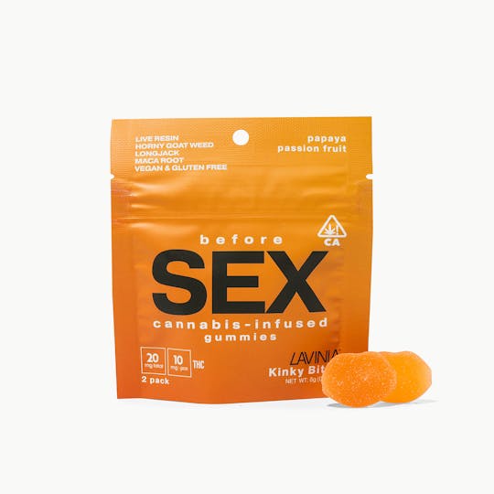 Lavinia - Kinky Bites – Papaya Passion fruit (2-Pack, 20mg THC) - 1