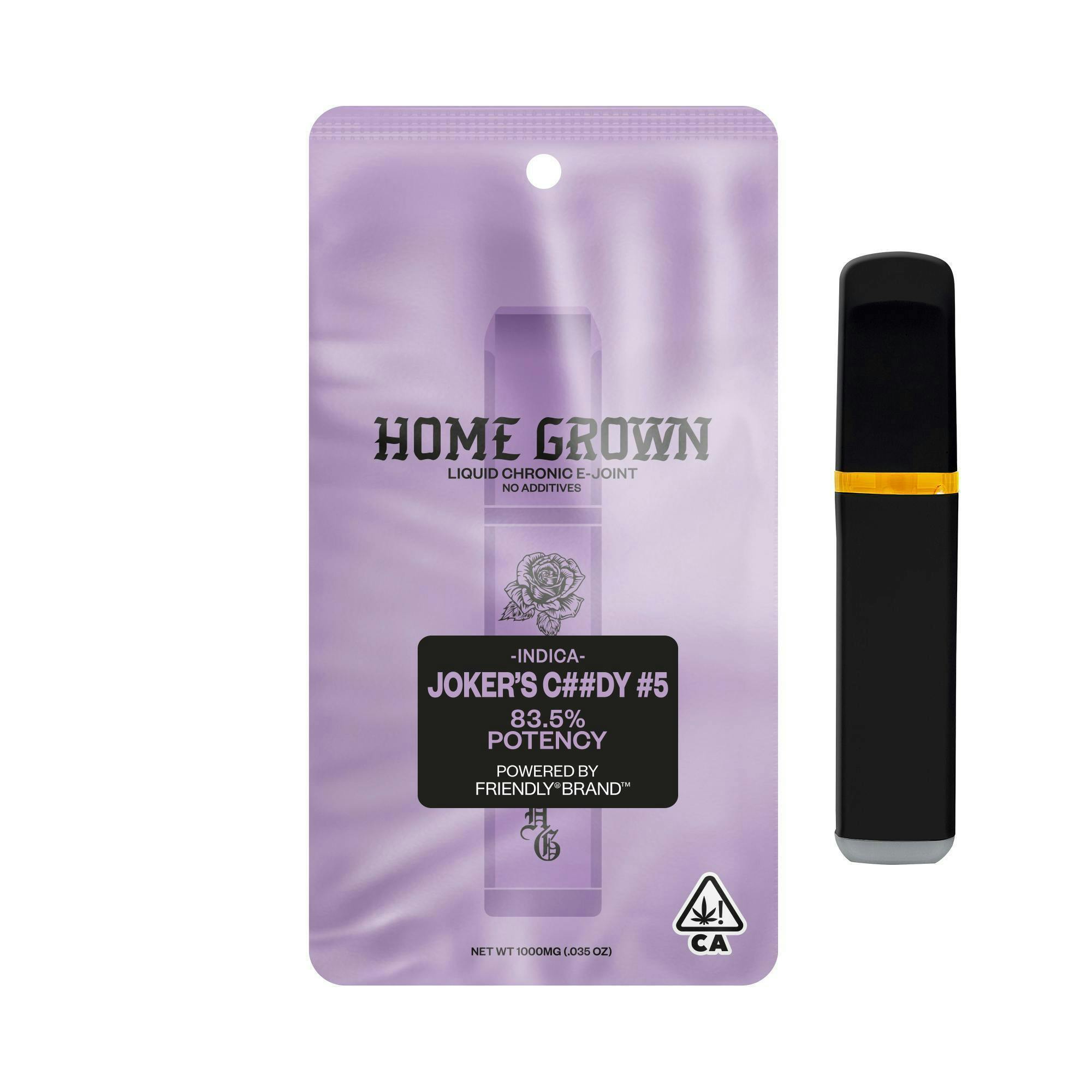 Home Grown - Home Grown | Joker's C**dy #5 | Cured Resin AIO Disposable | 1g - 1